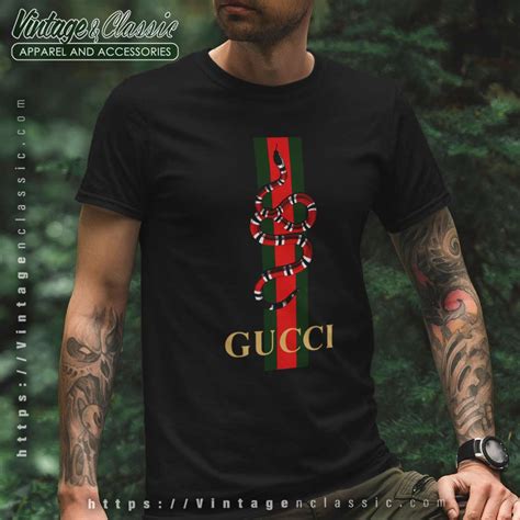 gucci snake tshirt|gucci dress shirt snake.